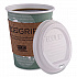 World Art Renewable and Compostable Hot Cups, 12 oz, Paper, Sage, 50/Pack, 20 Packs/Carton (EPBHC12WA)