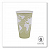 World Art Renewable and Compostable Hot Cups, 16 oz, Paper, Tan, 50/Pack, 20 Packs/Carton (EPBHC16WA)