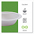 Vanguard Renewable and Compostable Sugarcane Bowls, 12 oz, White, 1,000/Carton (EPBL12NFA)