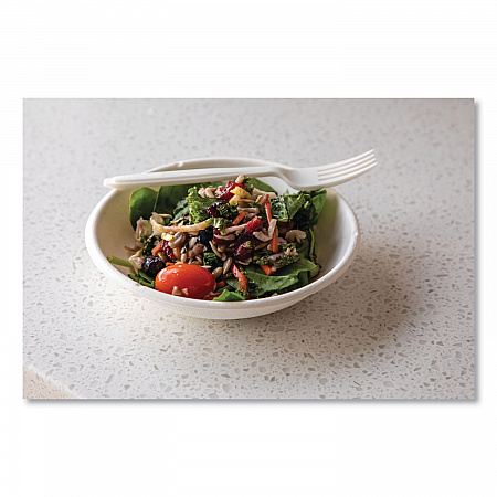 Vanguard Renewable and Compostable Sugarcane Bowls, 12 oz, White, 1,000/Carton (EPBL12NFA)