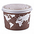 World Art Renewable and Compostable Food Container, 8 oz, 3.04