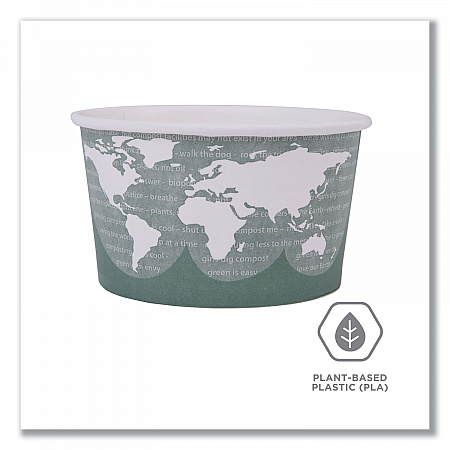 World Art Renewable and Compostable Food Container, 12 oz, 4.05