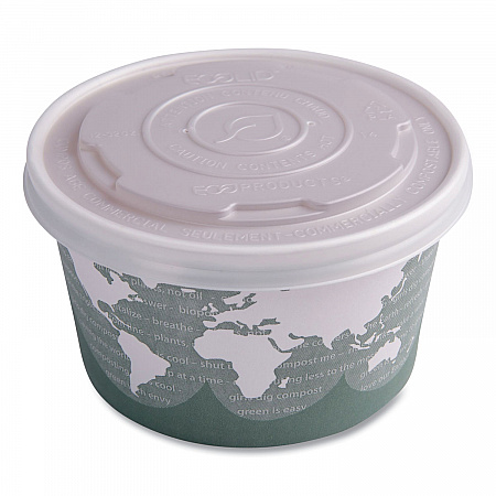 World Art Renewable and Compostable Food Container, 12 oz, 4.05