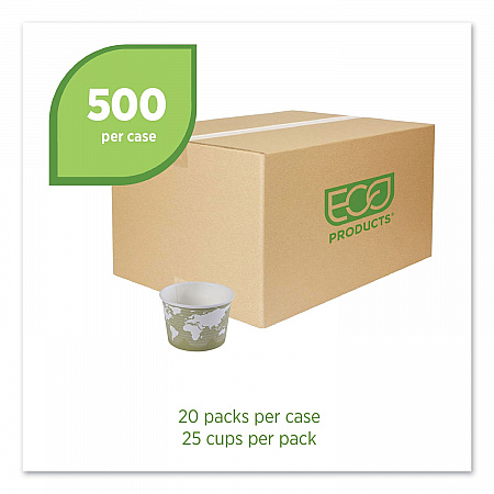 World Art Renewable and Compostable Food Container, 16 oz, 4.05