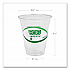 GreenStripe Renewable and Compostable Cold Cups, 12 oz, Plastic, Clear, 50/Pack, 20 Packs/Carton (EPCC12GS)