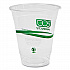 GreenStripe Renewable and Compostable Cold Cups, 12 oz, Plastic, Clear, 50/Pack, 20 Packs/Carton (EPCC12GS)