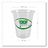 GreenStripe Renewable and Compostable Cold Cups, 16 oz, Plastic, Clear, 50/Pack, 20 Packs/Carton (EPCC16GS)