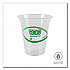 GreenStripe Renewable and Compostable Cold Cups, 16 oz, Plastic, Clear, 50/Pack, 20 Packs/Carton (EPCC16GS)