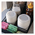 EcoLid Renewable/Compostable Hot Cup Lids, Fits 10 oz to 20 oz Hot Cups, Plastic, White, 50/Pack, 16 Packs/Carton (EPECOLIDW)