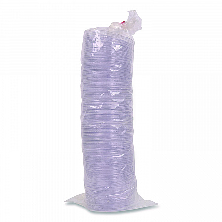 GreenStripe Cold Cup Flat Lids, Fits 9 oz to 24 oz Cold Cups, Plastic, Clear, 100/Pack, 10 Packs/Carton (EPFLCC)
