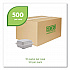 Vanguard Renewable and Compostable Sugarcane Clamshells, 6 x 6 x 3, White, 500/Carton (EPHC6NFA)