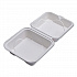 Vanguard Renewable and Compostable Sugarcane Clamshells, 6 x 6 x 3, White, 500/Carton (EPHC6NFA)