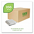 Vanguard Renewable and Compostable Sugarcane Clamshells, 9 x 9 x 3, White, 200/Carton (EPHC91NFA)