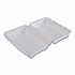 Vanguard Renewable and Compostable Sugarcane Clamshells, 9 x 6 x 3, White, 250/Carton (EPHC96NFA)
