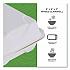 Vanguard Renewable and Compostable Sugarcane Clamshells, 9 x 6 x 3, White, 250/Carton (EPHC96NFA)