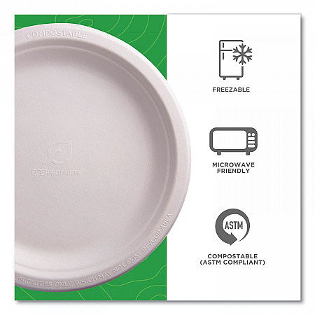 Vanguard Renewable and Compostable Sugarcane Plates, 9