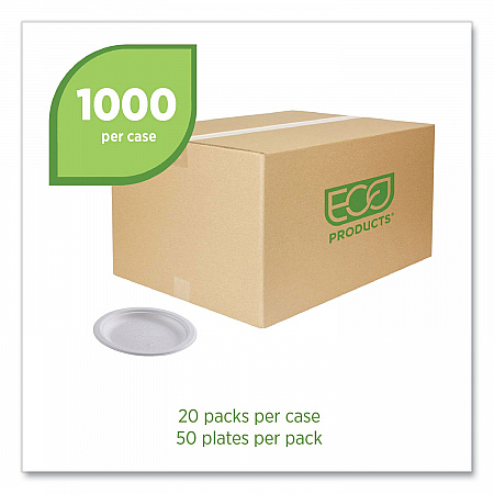 Vanguard Renewable and Compostable Sugarcane Plates, 6
