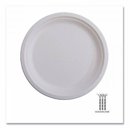 Vanguard Renewable and Compostable Sugarcane Plates, 6