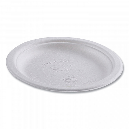 Vanguard Renewable and Compostable Sugarcane Plates, 6