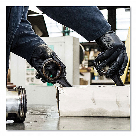 Industrial Nitrile Gloves, Powder-Free, XX-Large, 3 mil Thick, 9.5