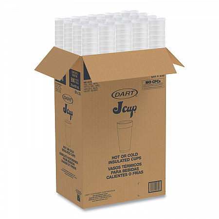 Breeze Hot/Cold Insulated Foam Drinking Cups, 20 oz, Red/White/Blue, 500/Carton (20J16B)