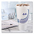Breeze Hot/Cold Insulated Foam Drinking Cups, Pedestal Cup, 44 oz, Purple/White/Blue, 300/Carton (44AJ32B)