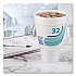 Breeze Hot/Cold Insulated Foam Drinking Cups, Squat Pedestal Cup, 32 oz, Teal/White/Blue, 500/Carton (32AJ32B)