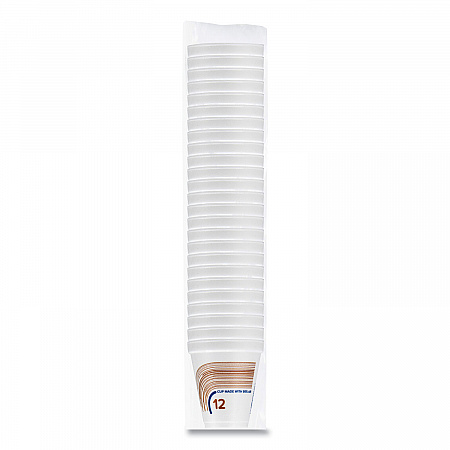 Breeze Hot/Cold Insulated Foam Drinking Cups, 12 oz, Brown/White/Blue, 1,000/Carton (12J16B)