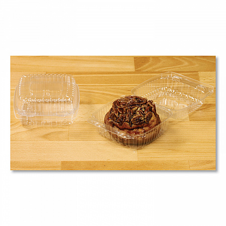 Handi-Lock Single Compartment Food Container, 16 oz, 5.63 x 3.25, Clear, Plastic, 500/Carton (6051D)