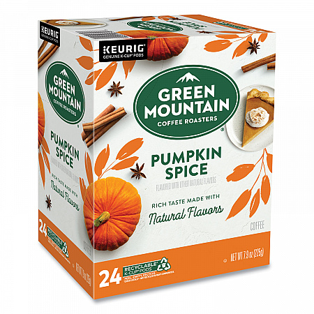 Fair Trade Certified Pumpkin Spice Flavored Coffee K-Cups, 96/Carton (6758CT)