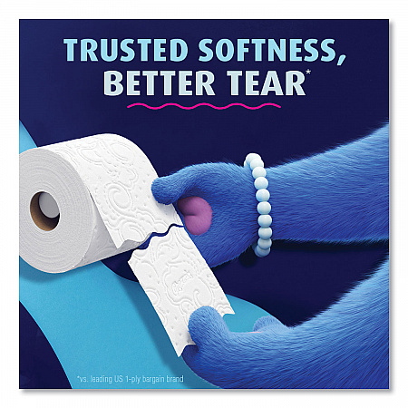 Ultra Soft Bathroom Tissue, Mega Roll, Septic Safe, 2-Ply, White, 224 Sheets/Roll, 12 Rolls/Pack, 4 Packs/Carton (08813)