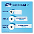 Ultra Soft Bathroom Tissue, Mega Roll, Septic Safe, 2-Ply, White, 224 Sheets/Roll, 12 Rolls/Pack, 4 Packs/Carton (08813)