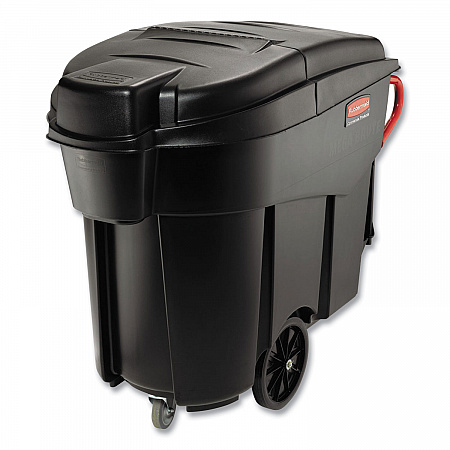 Mega BRUTE Mobile Container Lid, 30 x 49.5, Black (FG9W7200BLA)