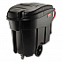 Mega BRUTE Mobile Container Lid, 30 x 49.5, Black (FG9W7200BLA)