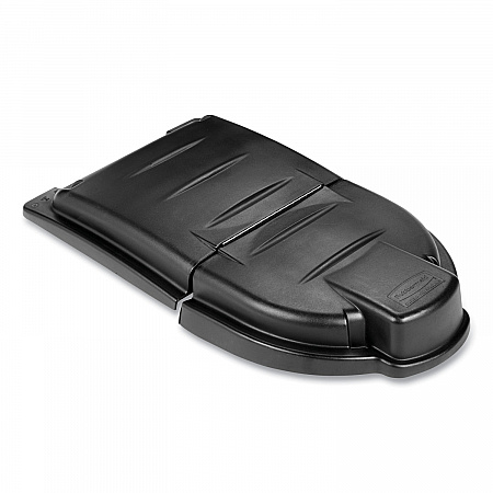 Mega BRUTE Mobile Container Lid, 30 x 49.5, Black (FG9W7200BLA)