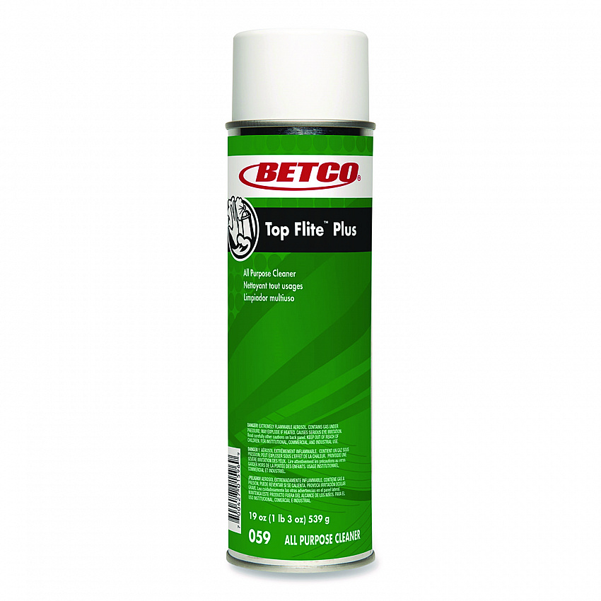 Top Flite Plus All-Purpose Cleaner, 19 oz Aerosol Can, 12/Carton (0592300)