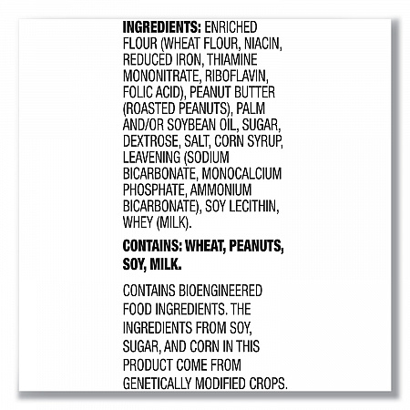 Toasty Crackers, Peanut Butter, 1.25 oz Packet, 24/Box (SN40654)
