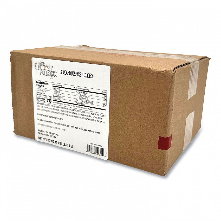 Individually Wrapped Candy Assortments, Assorted Flavors, 5 lb Box (00616)