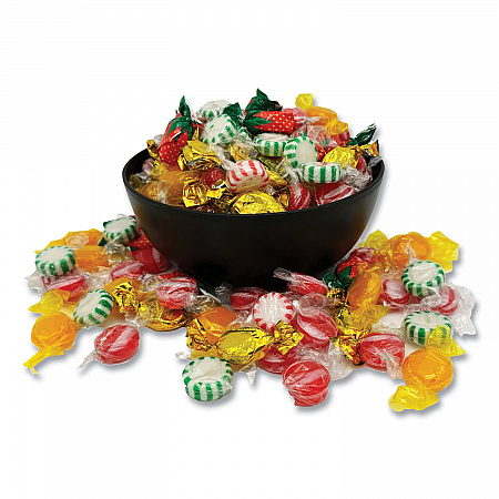 Individually Wrapped Candy Assortments, Assorted Flavors, 5 lb Box (00616)