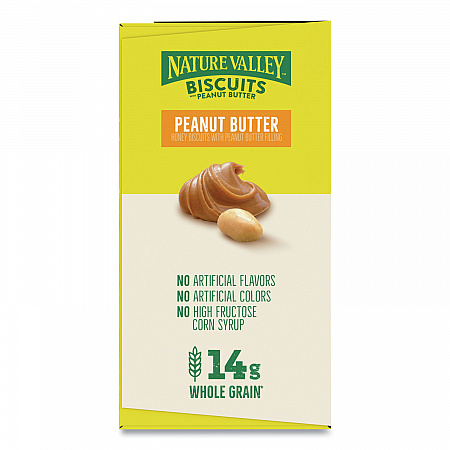 Biscuits, Peanut Butter, 1.35 oz Packet, 16/Box (SN47878)