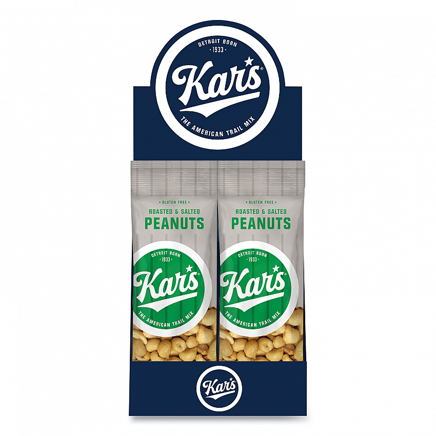 Peanuts, Salted, 2.5 oz Packet, 12/Box (SN08237)