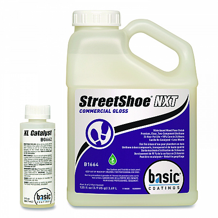 StreetShoe NXT Wood Floor Finish. 1 gal Bottle, 4/Carton (16644312)
