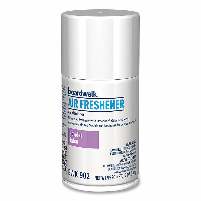 Metered Air Freshener Refill, Powder Mist, 7 oz Aerosol Spray, 12/Carton (902)