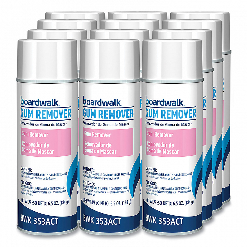 Chewing Gum and Candle Wax Remover, Unscented, 6.5 oz Aerosol Spray, 12/Carton (353ACT)