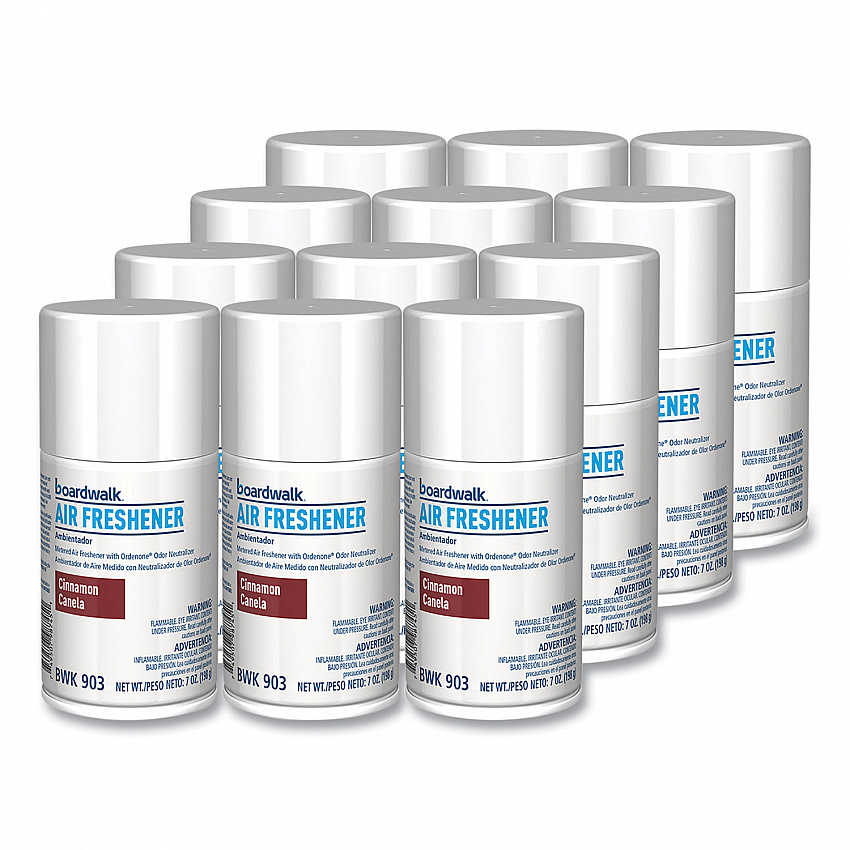 Metered Air Freshener Refill, Cinnamon Sunset, 7 oz Aerosol Spray, 12/Carton (903)