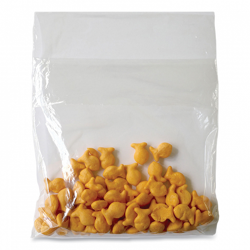 Flip Top Bag, 7" x 7", Clear, 2,000/Carton (FTS77)