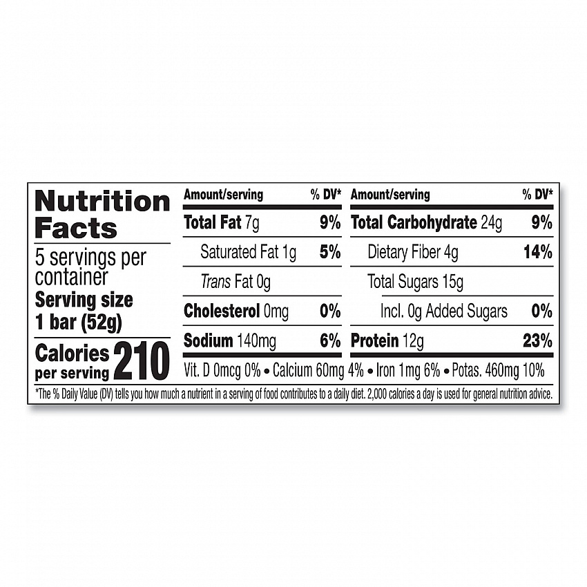 Adult Bars, Blueberry, 1.83 oz Bar, 5 Bars/Box, 2 Boxes/Carton (60000741)