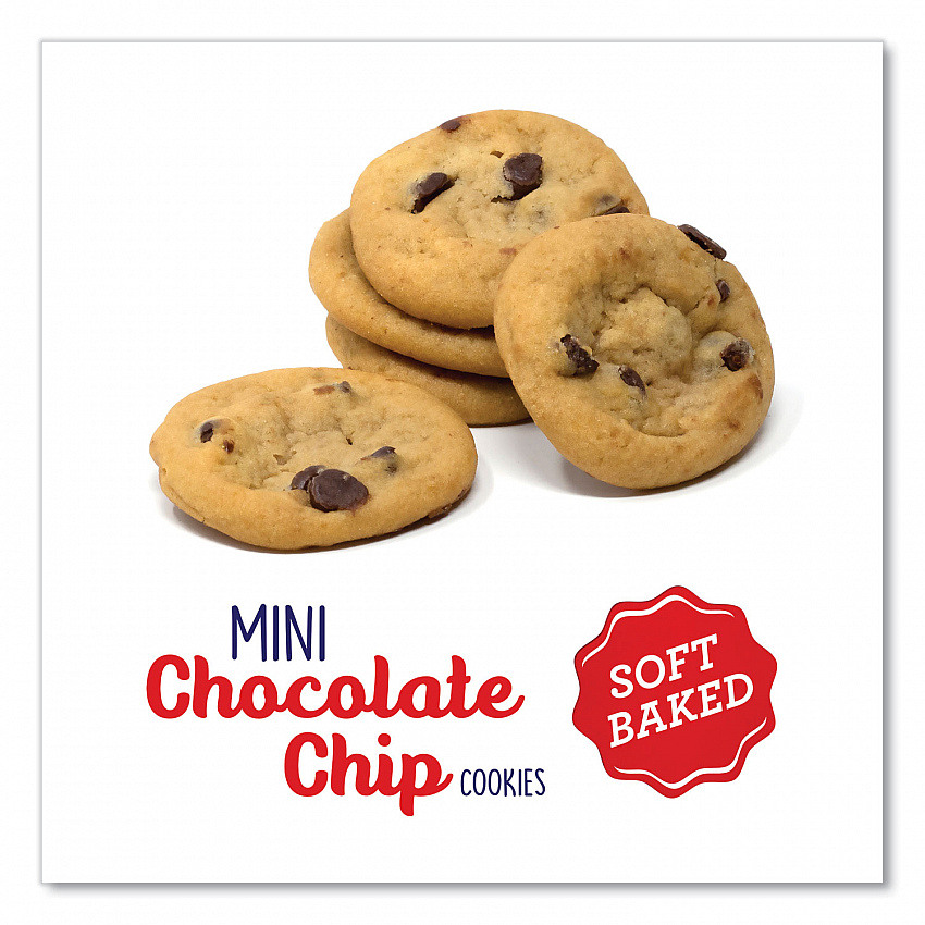 Soft Baked Mini Chocolate Chip Cookies, 1.5 oz Pouch, 28/Pack (22002056)