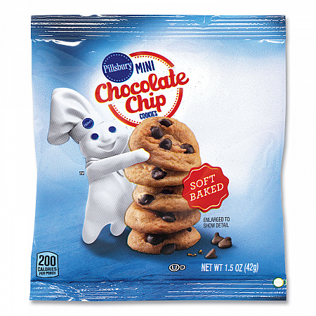 Soft Baked Mini Chocolate Chip Cookies, 1.5 oz Pouch, 28/Pack (22002056)