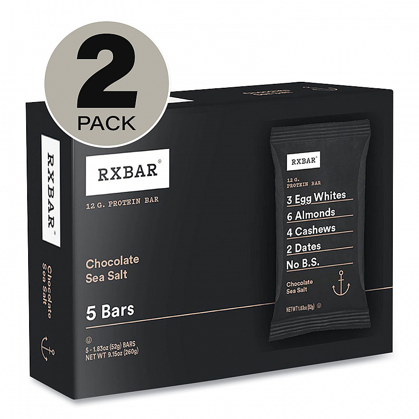 Adult Bars, Chocolate Sea Salt, 1.83 oz Bar, 5 Bars/Box, 2 Boxes/Carton (60000742)